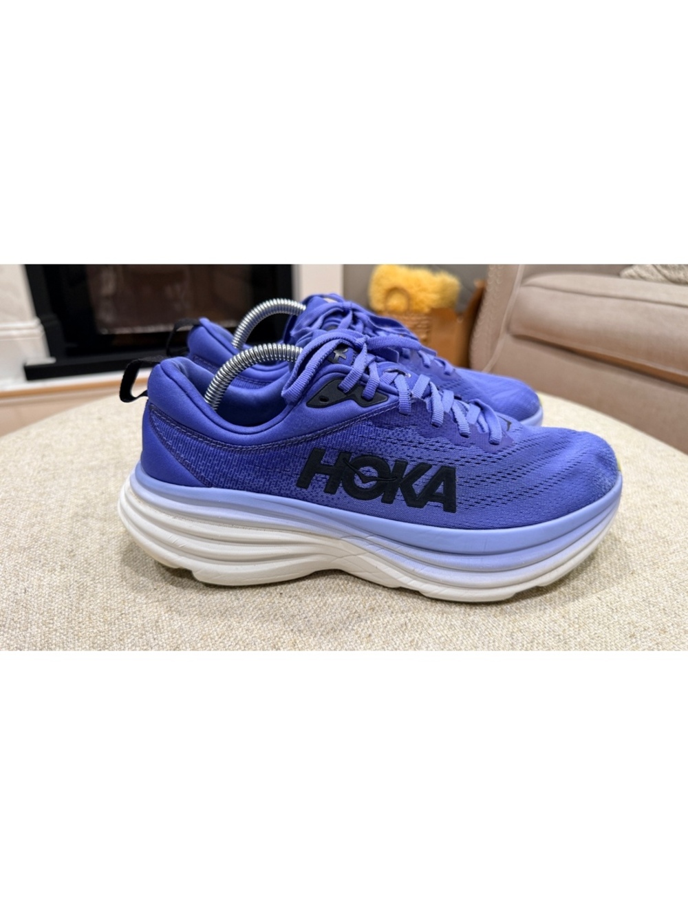 Hoka One One Bondi 8 Women’s Running Shoes Size 10 Blue